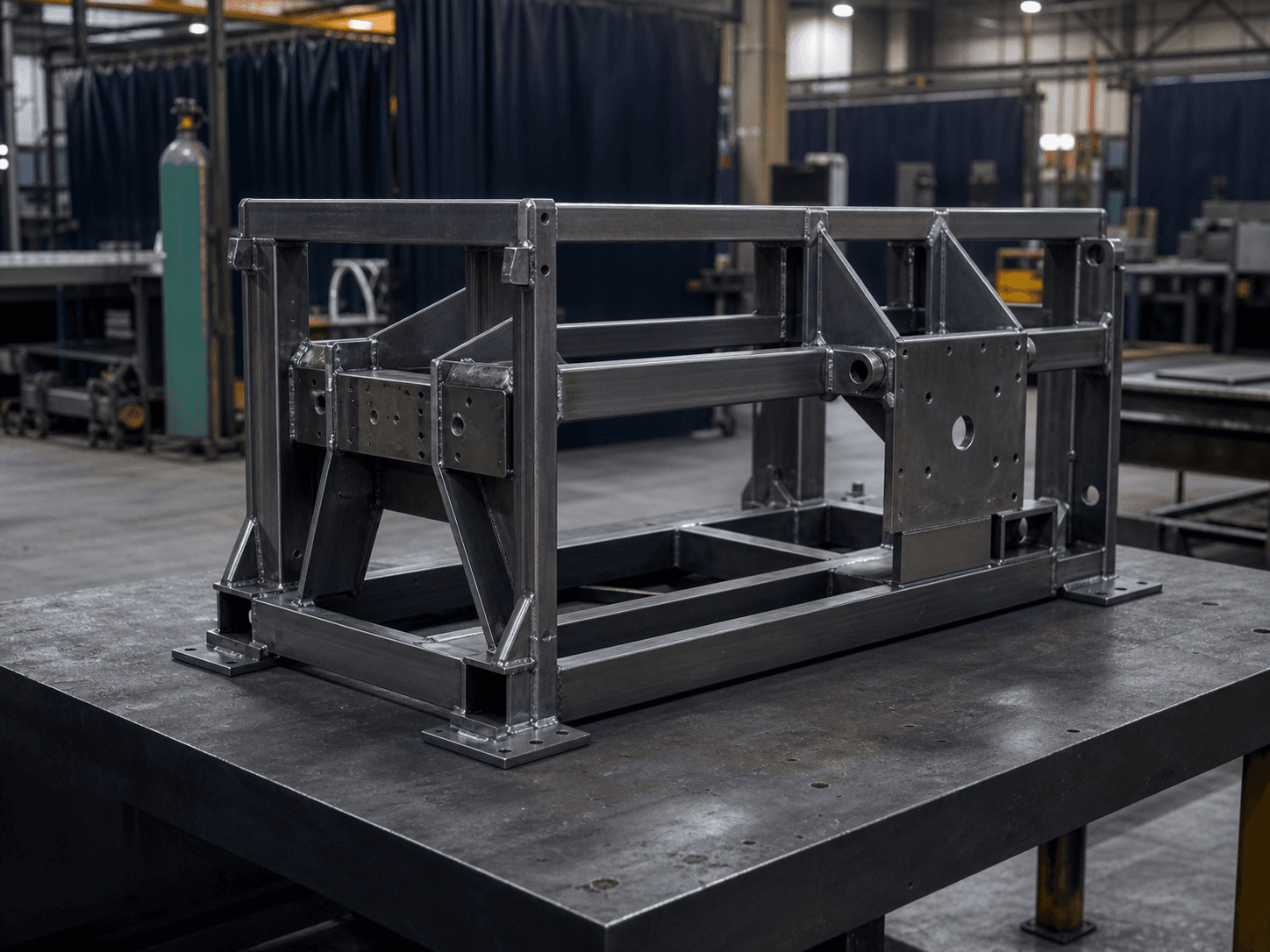Carbon Steel Welded Machine Frame