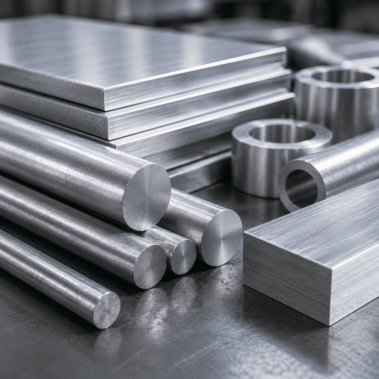 Close-up of a precision CNC-machined aluminium component showing clean milled surfaces
