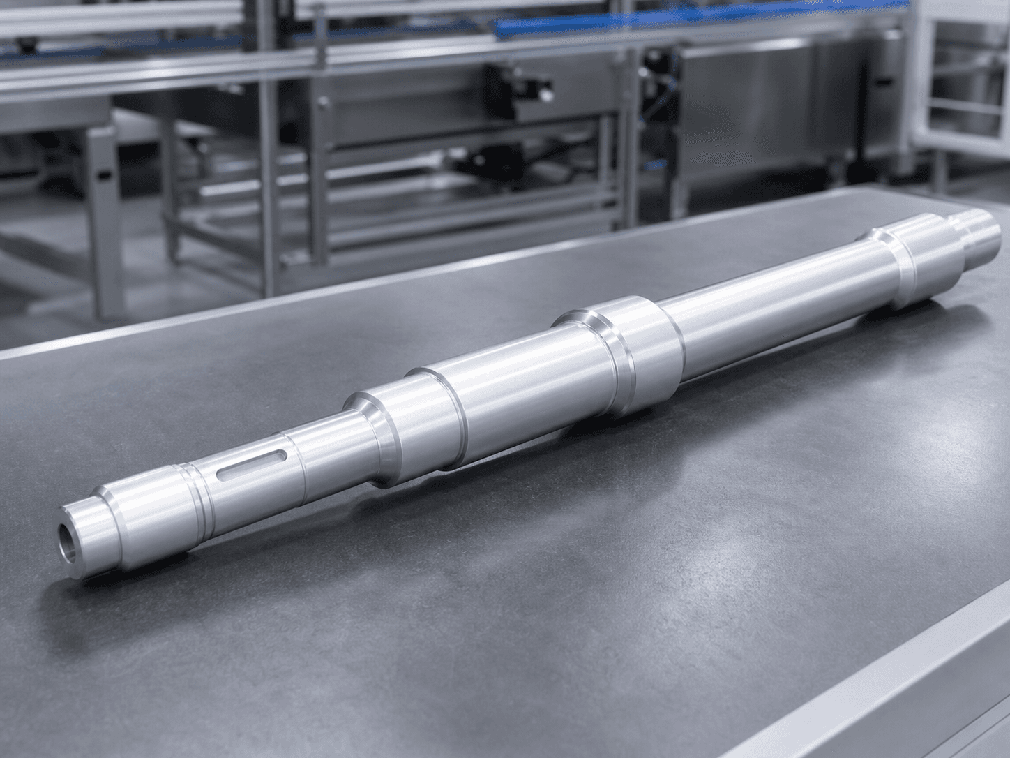 Aluminum Food Processing Conveyor Shaft