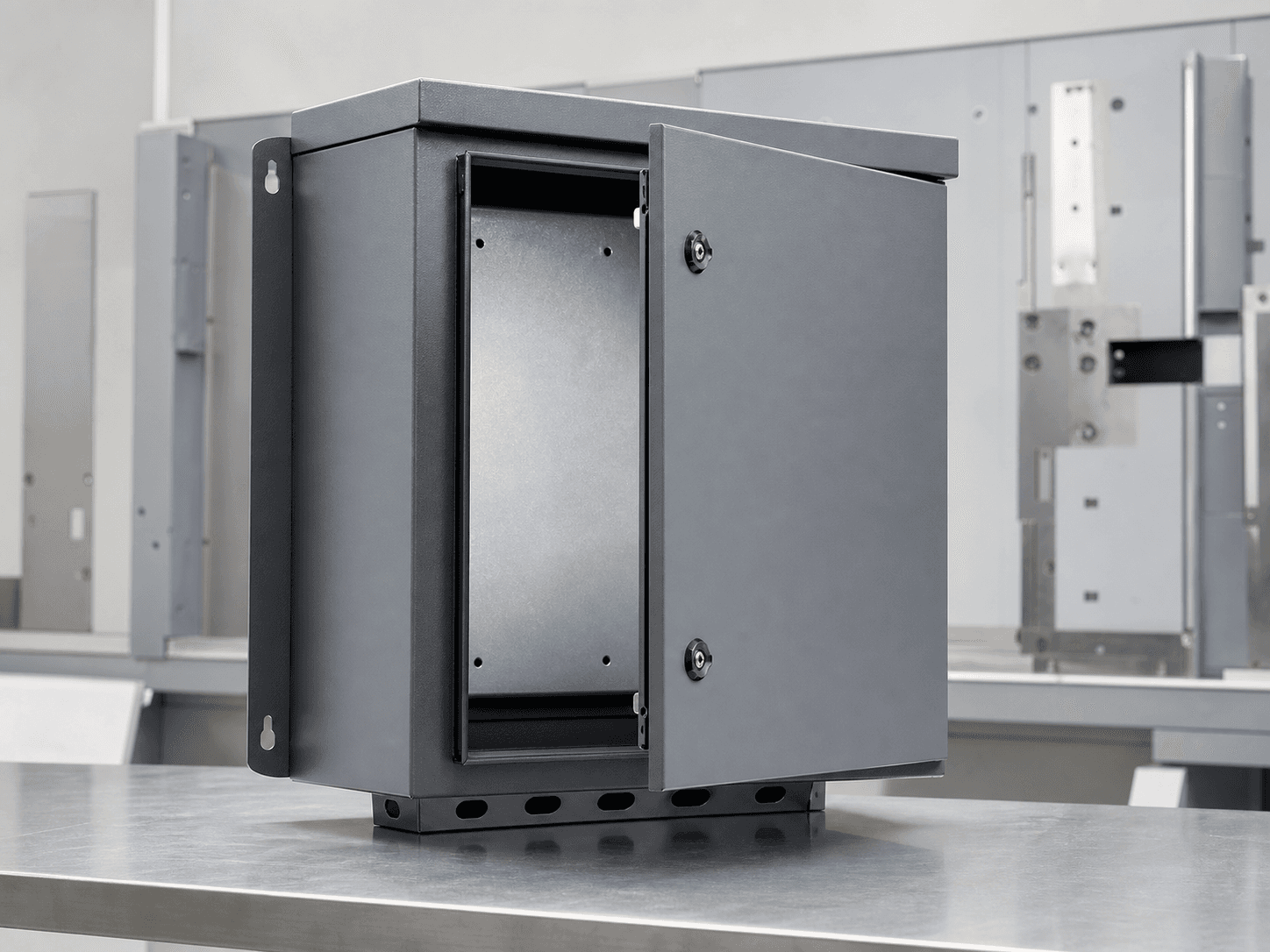Laser-Cut Steel Equipment Enclosure